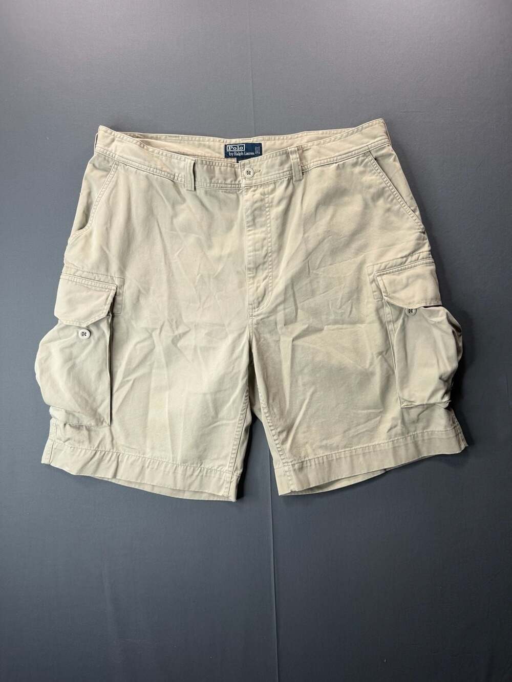 Vintage Polo Ralph Lauren Classic Polo Chino Cargo Shorts Size 40 Khaki